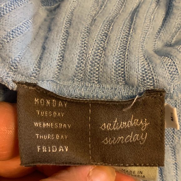 Anthro Saturday Sunday Brushed Cowl Neck Sweater - Picture 5 of 8